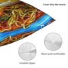 Spicy Shrimp Combination Noodles Pillowcases  Kawaii Pillow Case For Living Room Chair Soft Pillow Cover