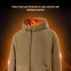 Baleno Men's Sherpa Fleece Hooded Jacket