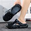 Summer new breathable non-slip sandals men's travel slippers seaside beach shoes comfortable bag head hole shoes