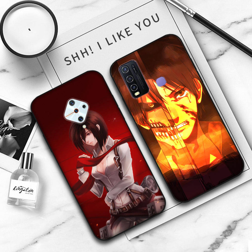 JW65 Rivaille Attack On Titans Soft Case for Samsung Note 20 Lite S24 Ultra S23 A03 A05 A06 A11 A71 A15 A16 A13 A24 A25 A33 A52 A53 A50 M55 M35 Plus