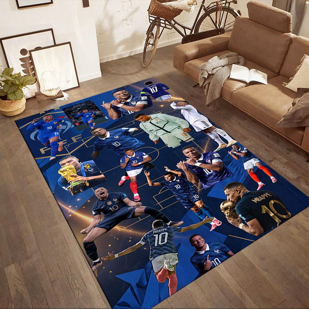 Mbappe 40 Carpet Suitable for Bedrooms Entryway Dining Room Playrooms Anti-slip Rug Office home decor Gift for Festivals
