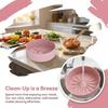 Bakeware Accessory Silicone Silicone Pot Reusable Dishwasher Safe Fryer Basket Non Stick Flexible Fryer Tray Baking and Frying