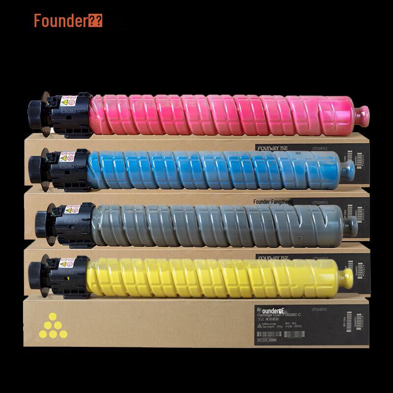 Founder FT6230C Original Black & Color Toner Cartridge Set