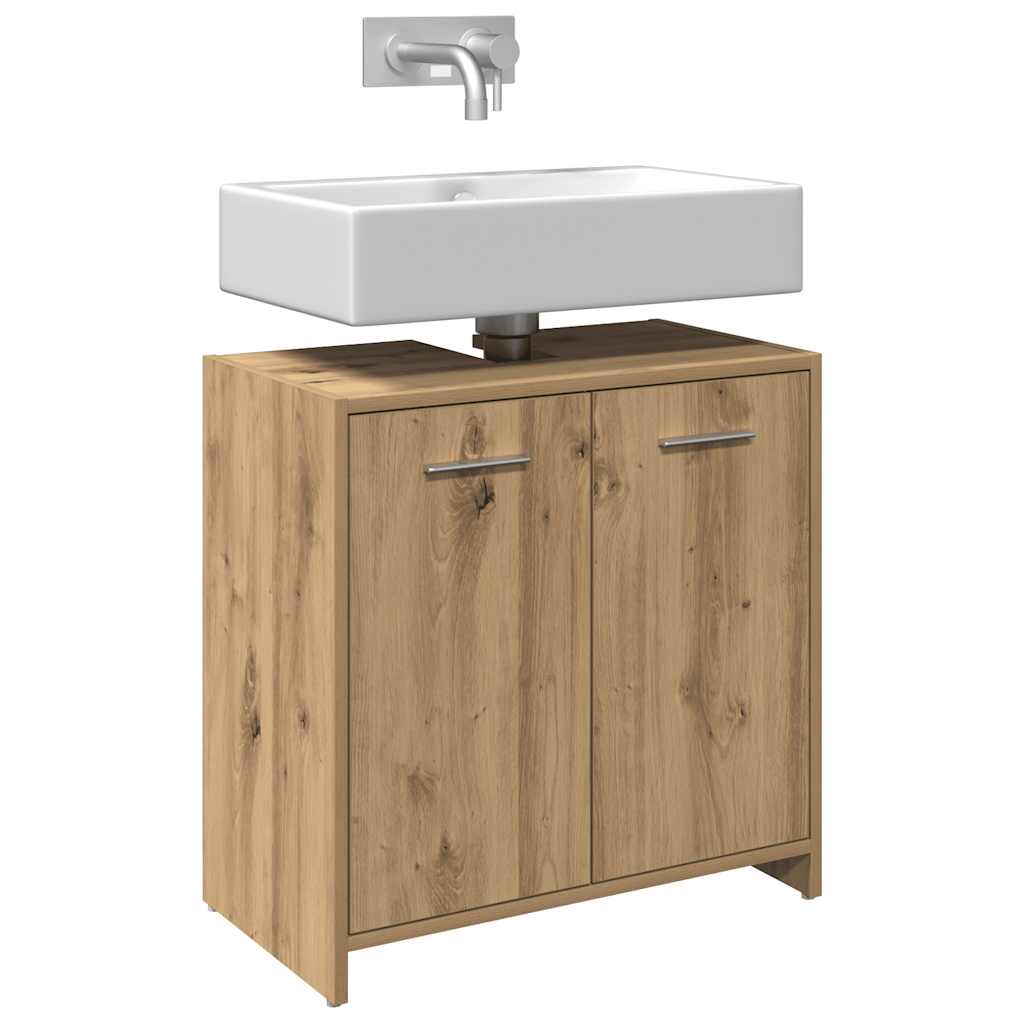 Artisan Oak Bathroom Vanity Cabinet 60 x 33 x 60 cm