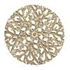 Hollow Carved Iron Branch Wall Decor Golden Round Golden Metal Wall Hanging Iron Round Iron Wall Art Entrance Decor