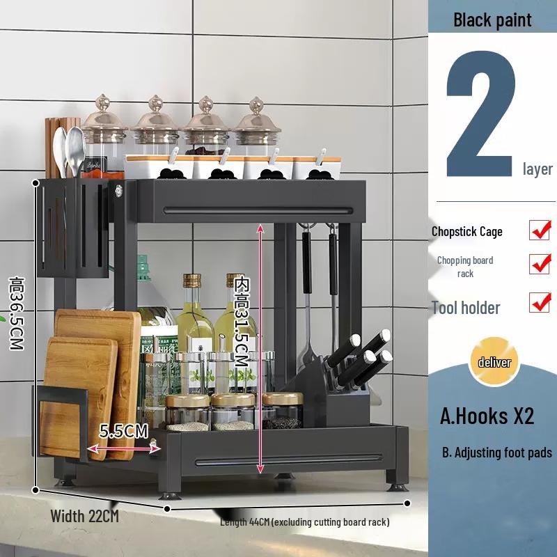 

Nana 2-Tier Kitchen Countertop Storage Rack