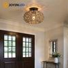 JOYINLED E27 Natural Handmade Hemp Rope Brown Pendant Light Creative Chandelier Modern Wicker Light for Restaurant Coffee Shop