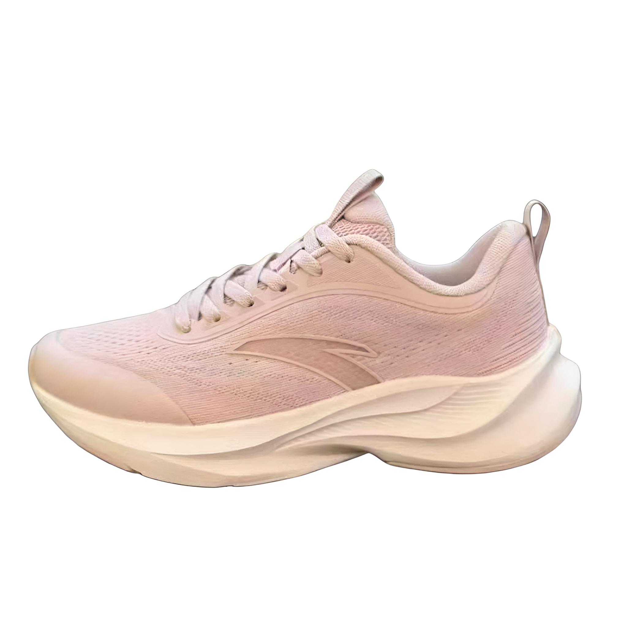 Anta City Commuting Comprehensive Training Comfortable Fabric Shock Absorption Breathable Low-Top Running Shoes Women sneakers Pink 122615527-2 36.5