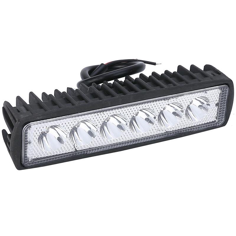 18W 6Inch Led Work Light Bar Flood Lamp Offroad Driving Fog 4Wd Ute Suv Truck