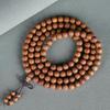 Barbie Sandalwood Bracelet 2.0: Men’s & Women’s 108-Bead Buddhist Prayer Beads, Couple Style Hand Jewelry.