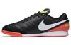 Nike Tiempo X Genio 2 Skóra Ic 'Black Hyper Orange' 819215-018