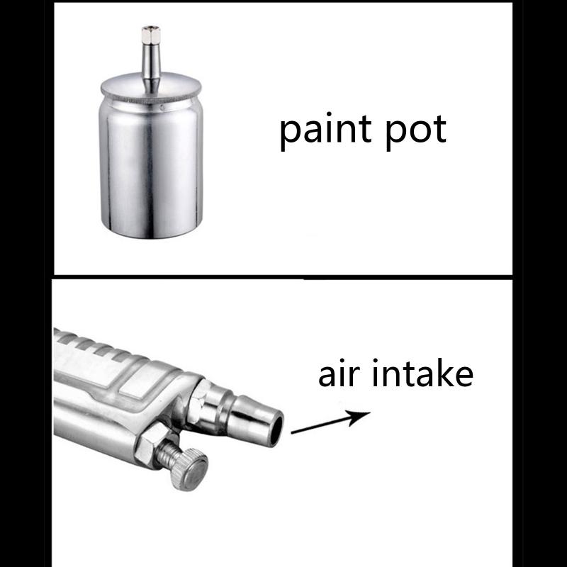 W-71 Pneumatic Spray Gun 1.5mm Caliber Nozzle Paint Sprayer Car / Furniture Spraying Tool Automotive