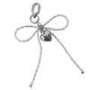 Stylish Heart And Bows Jewelry Alloy Keyring Fashion Keychain Bag Pendant Adds Charm To Outfits For Women
