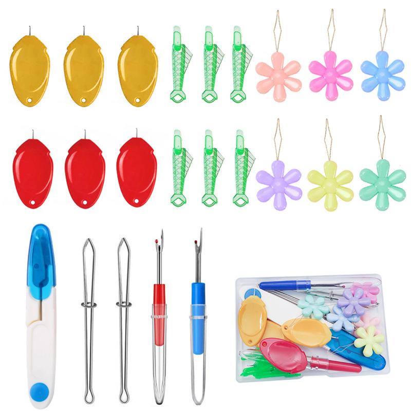 Sewing Machine Needle Threader Plastic Stitch Tool Elderly Quick Automatic Sewing Threader Needle Tool DIY Sewing Accessories