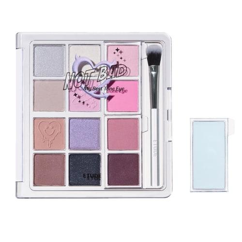 

ETUDE [Etude Official] My Best Tone Eye Palette OK Gray Multicolor Palette Eye Shadow Shimmer Shimmer Matte Сменная портативная индивидуальная кисть в комплекте