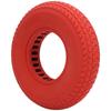 200x50mm ExplosionProof Solid Tyre Rubber Tire Hollow Out Damping for Electric Scooter(Red )