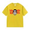 Danhausen Sehr Nett Sehr Böse Print T-Shirt Herren Vintage Mode Baumwolle Kurzarm T-Shirts Hip Hop