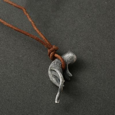 Legering Kat Hanger Ketting Uw Kat Meester Paar Ketting Voor Vrouwen Mannen Creatieve Feest Sieraden Cadeau Accessoires