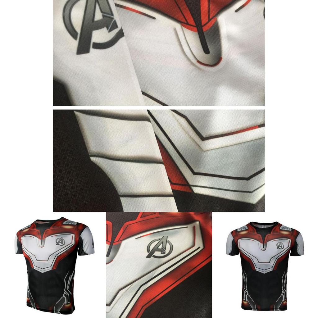 The Avengers 4 Endgame Superhero 3d Short Sleeve T-shirt With Vibrant Design