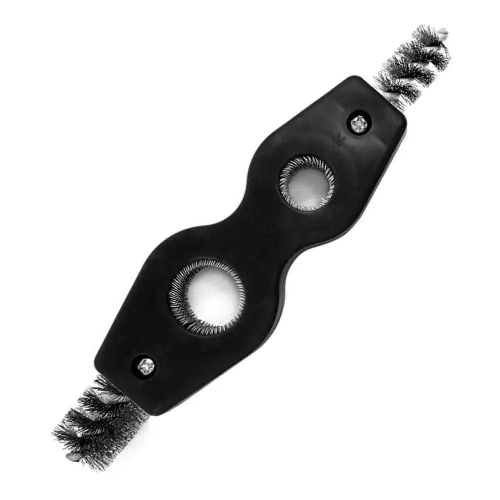 Double-headed 4 In 1 Copper Pipe Brush Reamer Copper Tube Polishing Tool Wire Brush  PVC Pipe