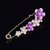 Elegant Tulip Flower Oil Painting Brooch: Versatile Pin for Dress, Scarf, or Sweater