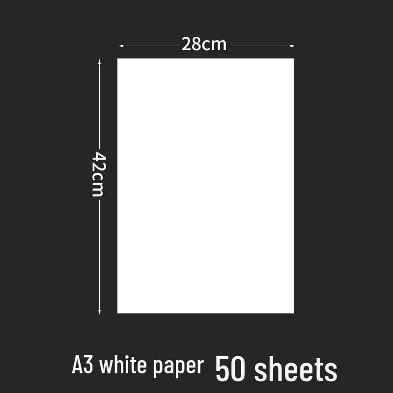 Large Blank Handwritten Poster Paper for Creative Advertising - White, Yellow, Red