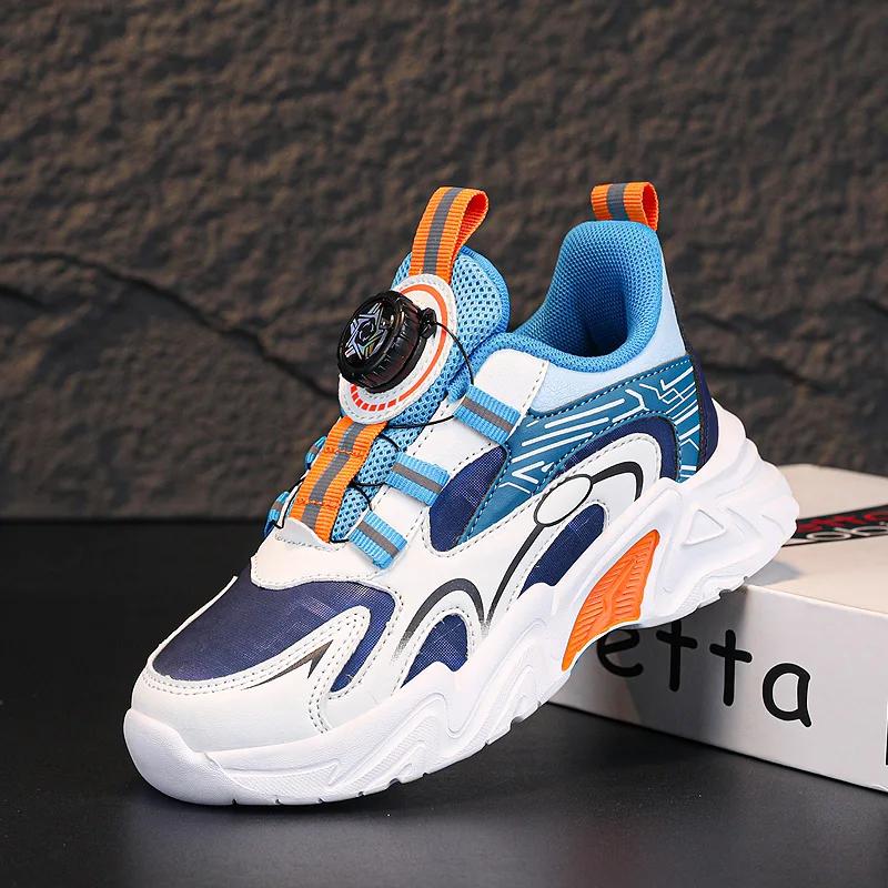 Boy Sneaker Black Mesh Summer Breathable Kids Casual Shoes Boy Running Tennis Running Sneaker New Children Sports Shoes