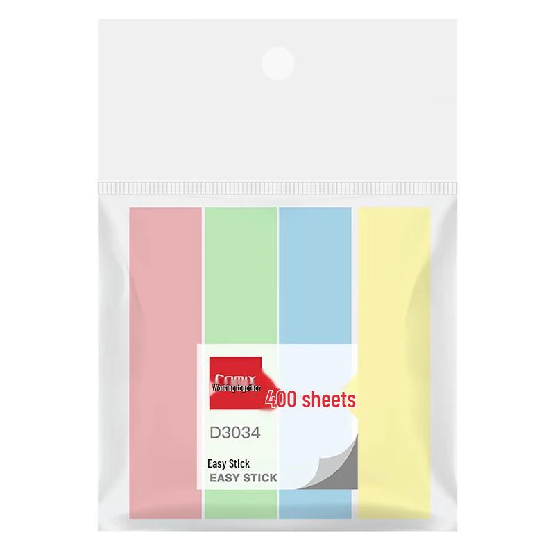 COMIX D3034 Four-Color Sticky Notes