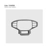For Jetour Traveler T2 2023 2024 2025 Italian Suede Overlay On Steering Wheel Trim Panel Frame Interior Car Accessories