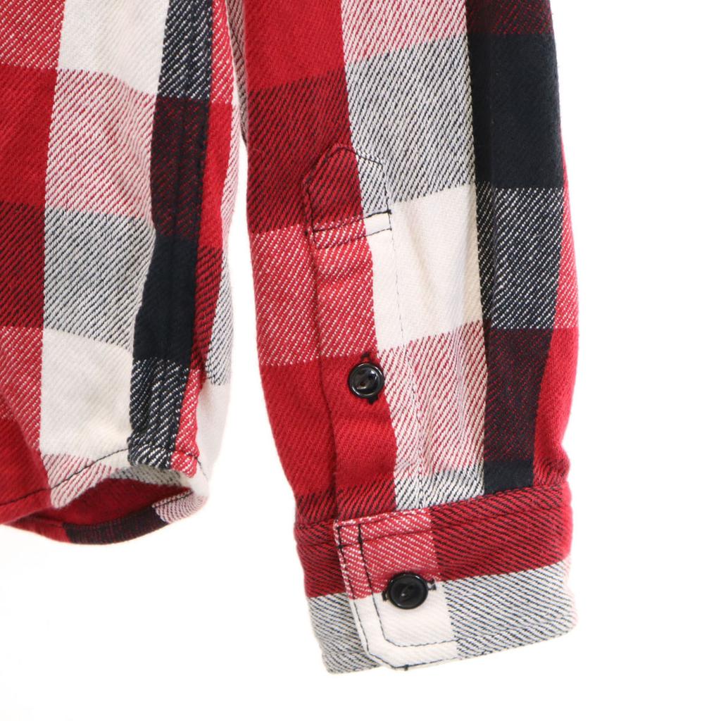 XLARGE Check Pattern Long sleeve Heavyweight Flannel shirt L Red Men's Used
