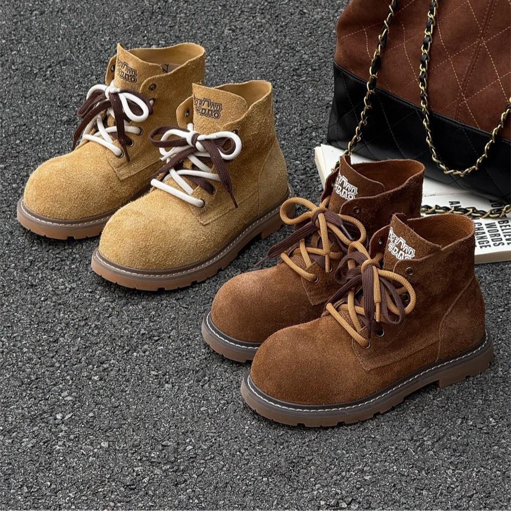 2025 new retro derby shoes platform heightening casual leather shoes British style commuting versatile big head tooling shoes