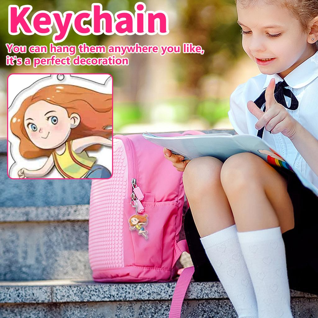 Anime Character Series Buttons And Keychains