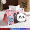 Beiyipin Pink Waving Bear Cartoon Tissue Box