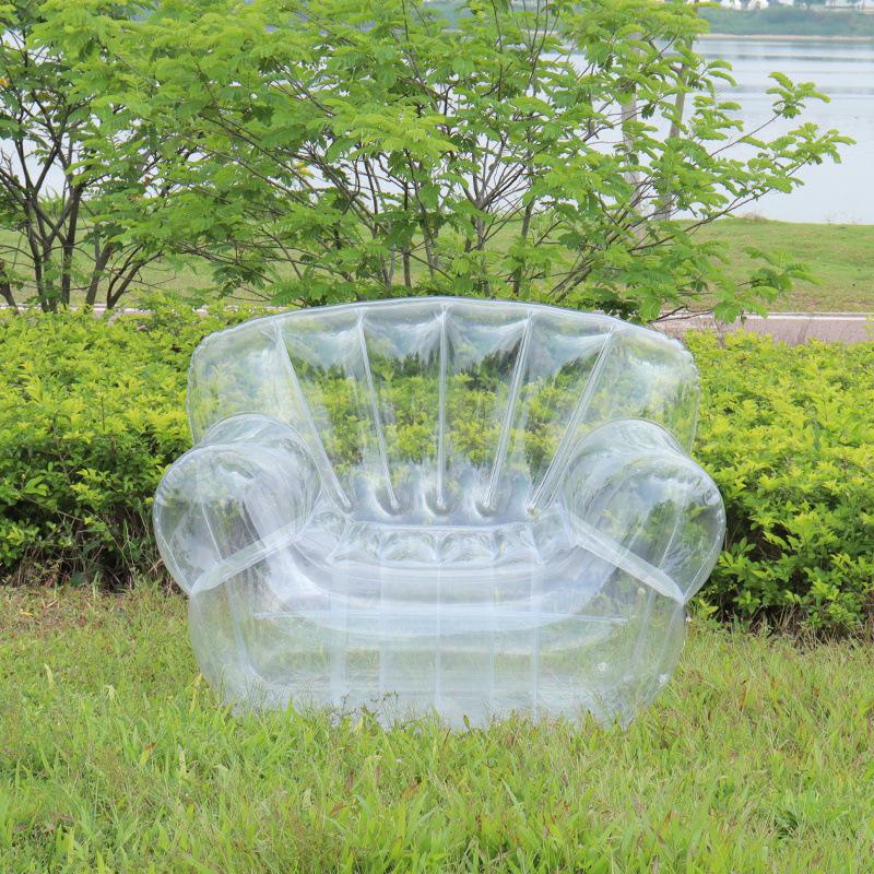 Inflatable Transparent Single Folding Sofa Chair