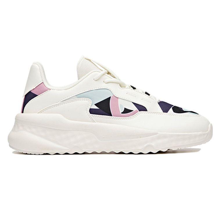 Anta Lifestyle Series Unrestrained Series Synthetic Leather Shock Absorbing Non-Slip Wear-Resistant Breathable Low-Top Casual Shoes 122038842-4