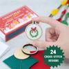 Hristmas Cross Advent Calendar, Christmas Countdown Embroidery Kit, Christmas Advent Calendar Cross Patterns For Beginners And Craft Lovers