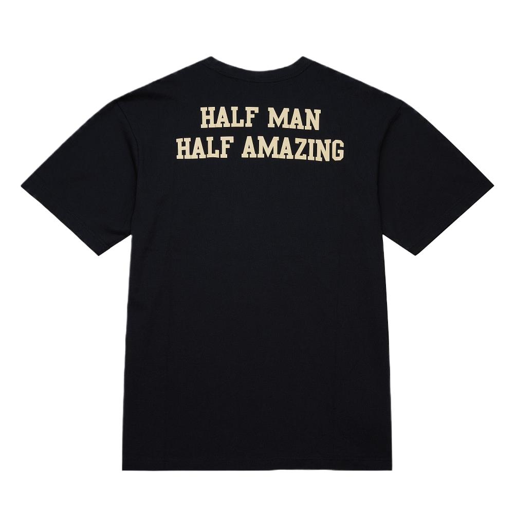 Mitchell & Ness SU25 100% Cotton T Shirt Unisex Black MN25ATS28A