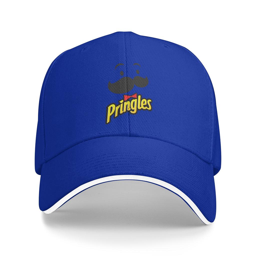 Summer Pringles Logo Baseball Cap Outdoor Gym Y2k Funny Custom Logo Sun Hip Hop Hats Female Male Hot Sale Snapback Cap