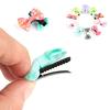 10Pcs Mixed Color Baby Girls Flower Dot Bowknot Hair Clips Set Hairpin Headwear