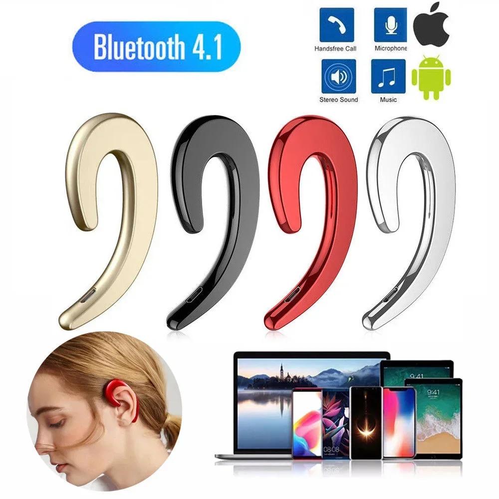 New Fashion Bone Conduction Earphone Wireless Bluetooth 4.2 Sports Stereo Headset For Laptop Tablet For Xiaomi For Iphone 7 8 X