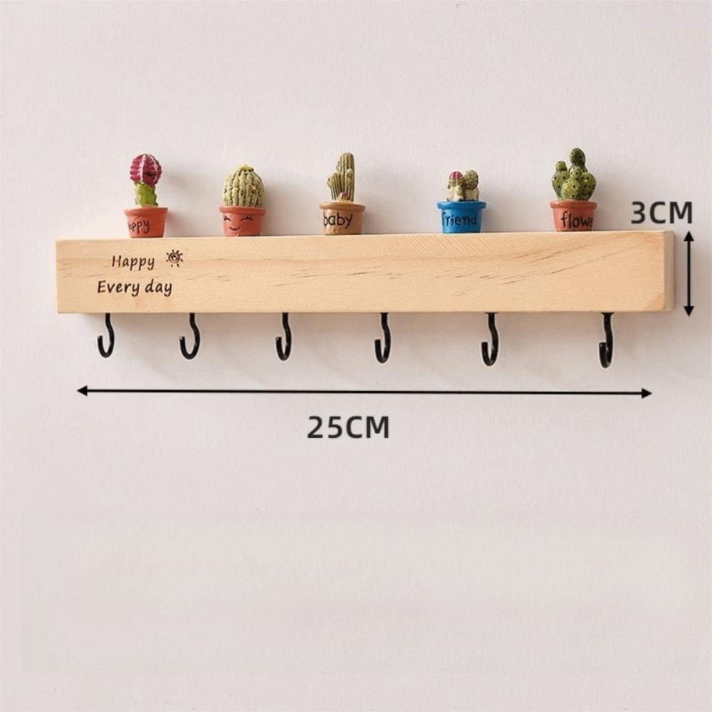 Wall-mounted Entry Wall Key Hook Household Wall Hanging Rack Key Storage Rack  For Storing Keys