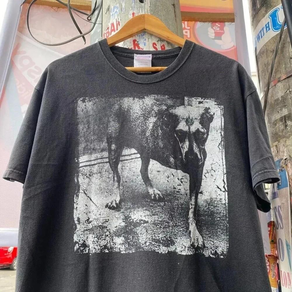 Alice In Chains 1995 Three Legged Dog T-Shirt Black Rock Band Tee Reprint Unisex T-Shirt M