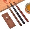Foldable Chopsticks with Storage Case Easy To Carry Detachable Chopsticks Practical Tableware for Outdoor Dining