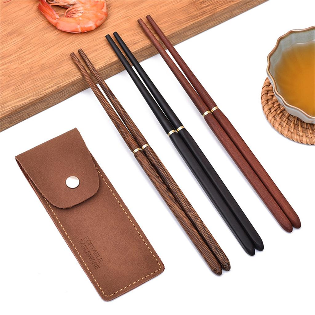 Foldable Chopsticks with Storage Case Easy To Carry Detachable Chopsticks Practical Tableware for Outdoor Dining