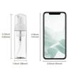 Foam Pump Bottle, Empty Travel Size Foam Dispenser Pump for Soap Shampoo, Lash Cleanser(60ml, 3PCS) Foaming Hand Soap Dispenser