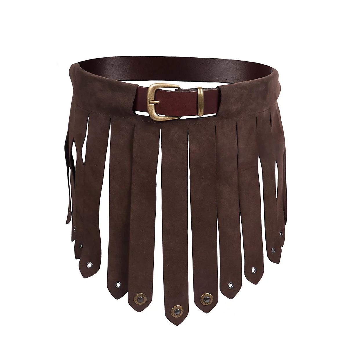 

Скандинавская викингская ретро кожаная броня-юбка – римский стиль