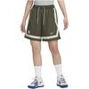 New Nike Basketball Shorts Women's Olive Green FB8426-325