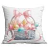 New Easter Pillowcase Country Cartoon Rabbit Easter Egg Pillowcase Sofa Cushion Pillowcase