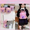 Children Cute Lightweight Backpack With Embroidered Cartoon Design For Daycare