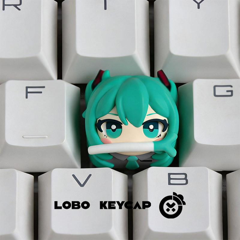 ESC Decoration Anime Hatsune Miku Series Personalized Mechanical Keyboard Keycaps Cute Creative Periphery Customization Gifts